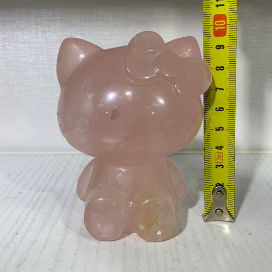 Cartoon Rose quartz hello kitty