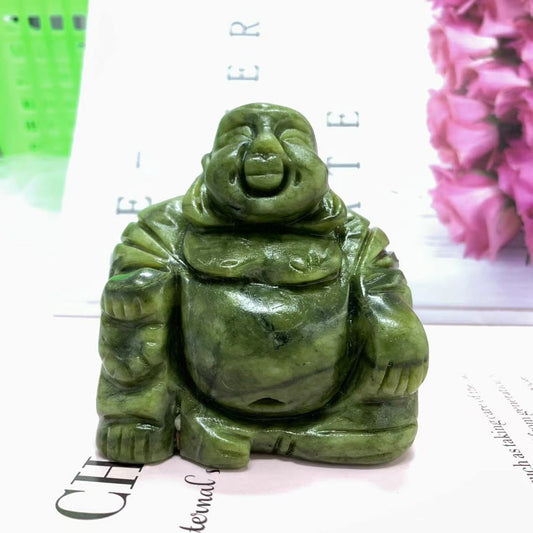 Green jade Buddha （big）