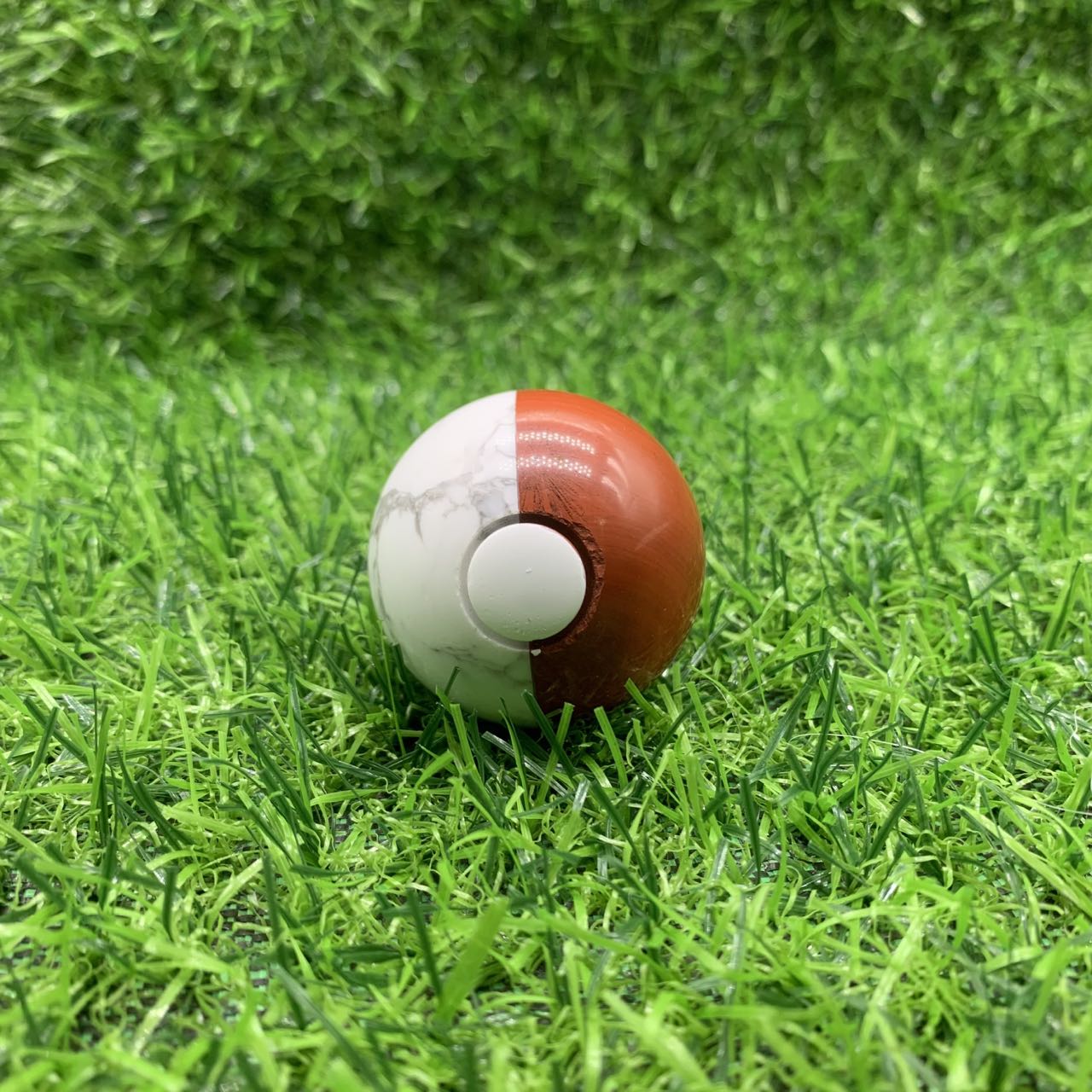 Small pokeball carving