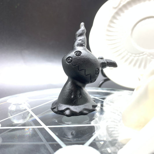 Pokemon Mimikyu Obsidian carving