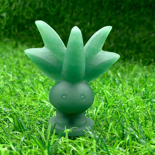 Pokemon Oddish Aventurine carving