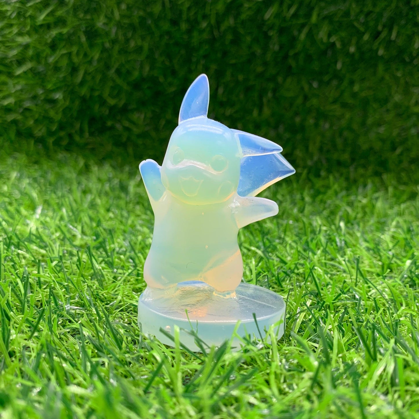 Pokemon Pikachu Opalite carving