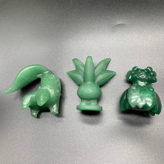 Three Pokemon carving 02